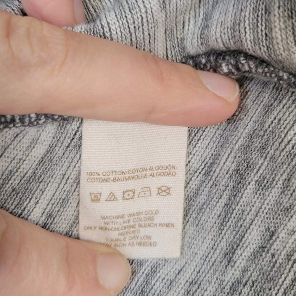 Free People Charcoal Long Sleeve Dress with Hood - Picture 8 of 8